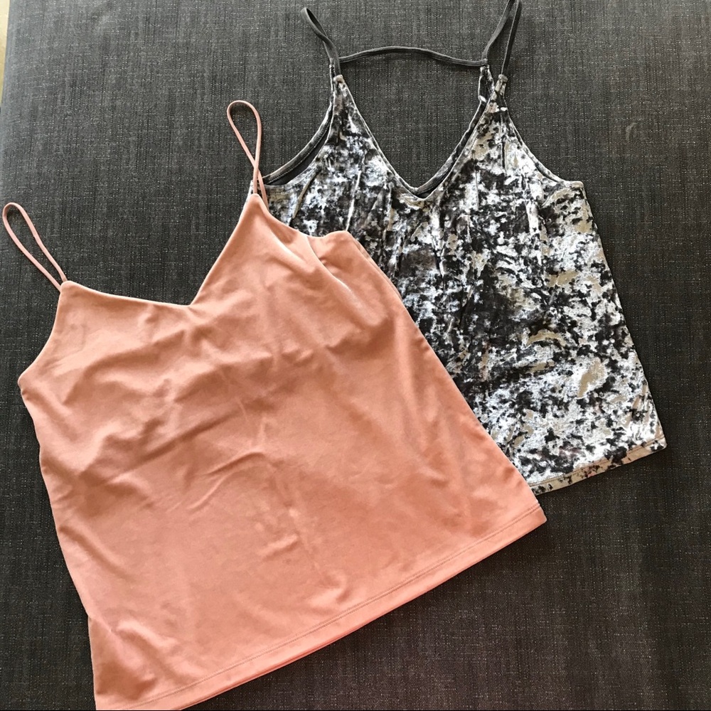 2 velvet Cami tank tops bundle - Picture 2 of 7
